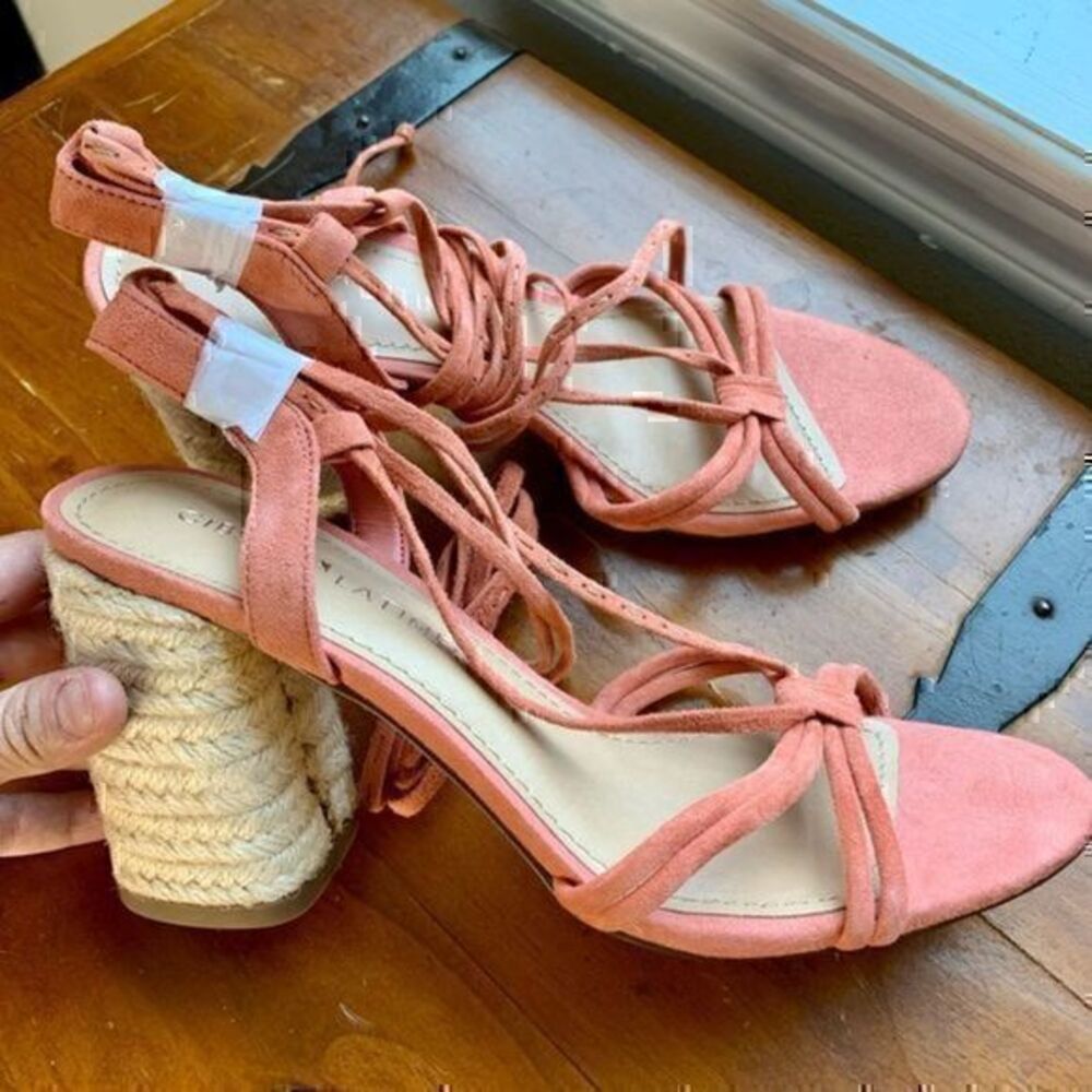 Gibson Latimer Strappy Suede Dress Sandals